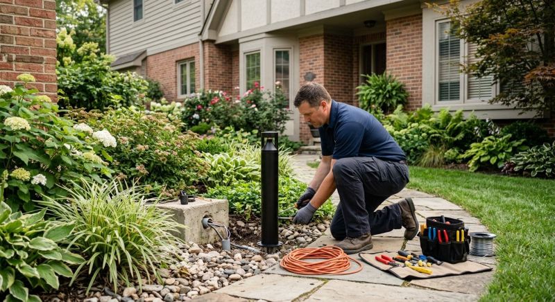 Garden Lighting Installation in Denver County, CO
