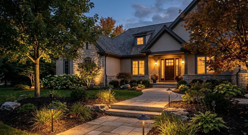 Sidewalk Lighting Installation in Olathe, KS