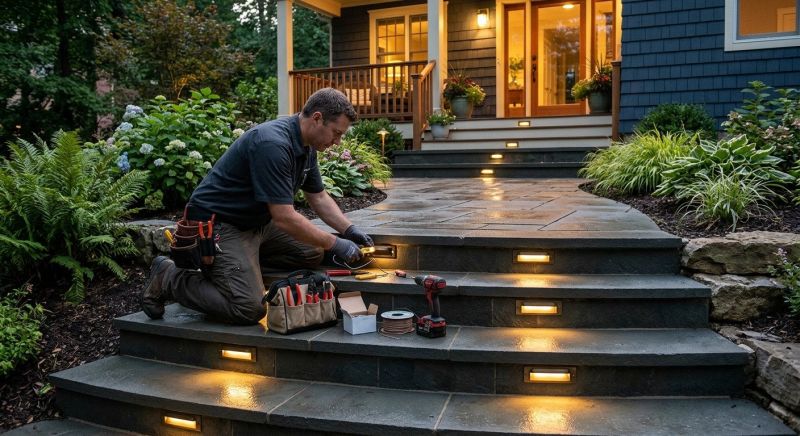 Terrace Lighting Installation in Denver County, CO